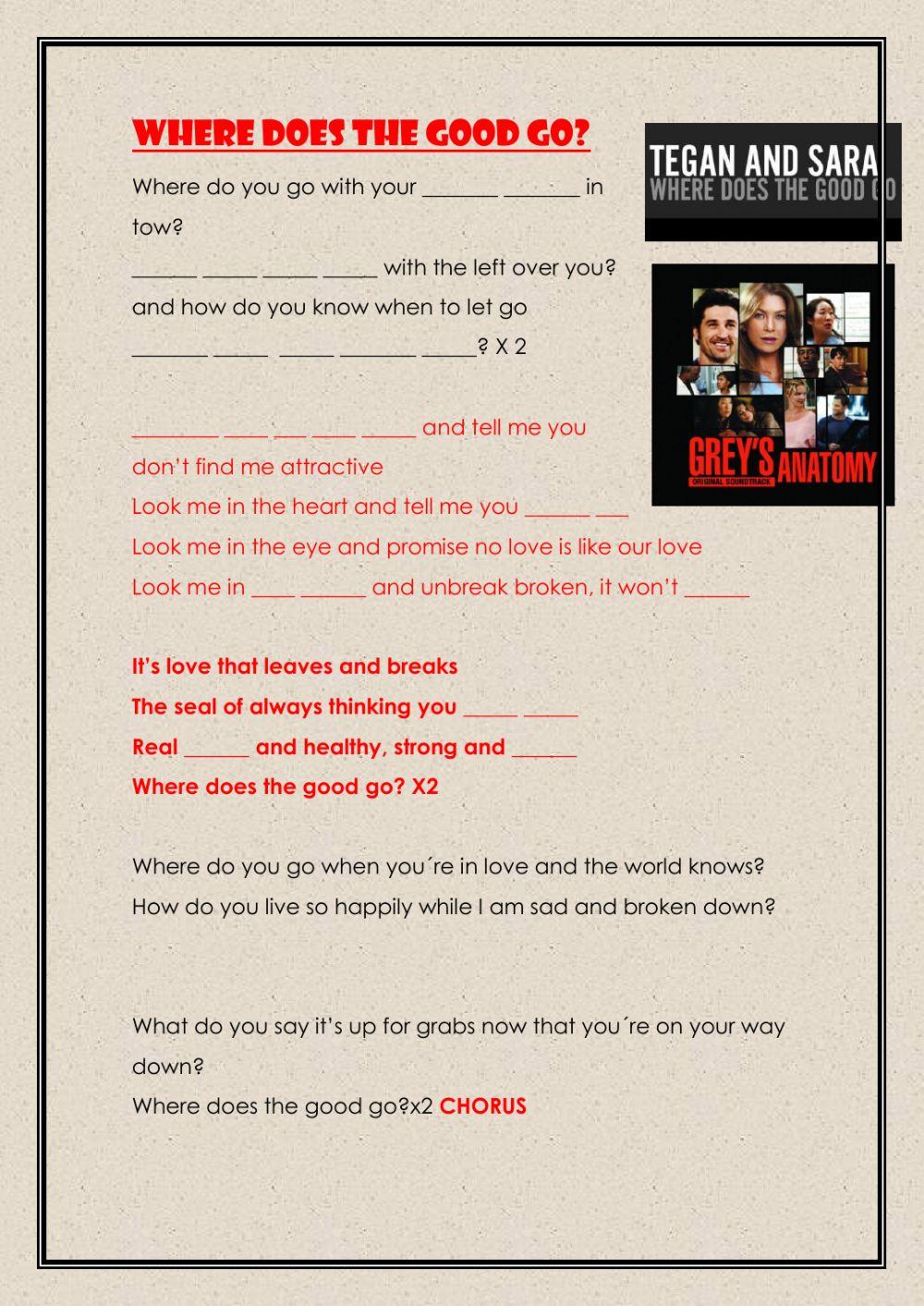 Where does the good go?