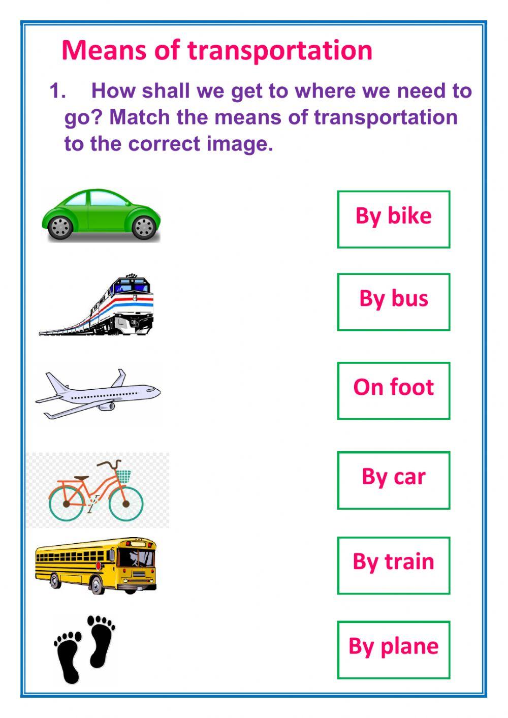 Means of Transportation-Sea animals