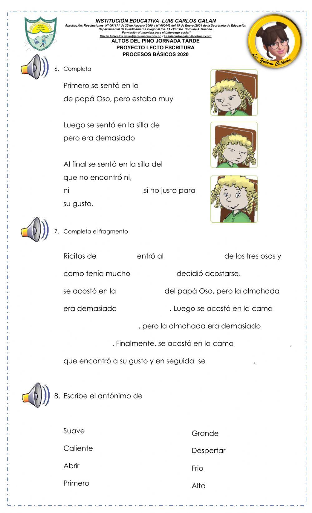 Comprensión lectora