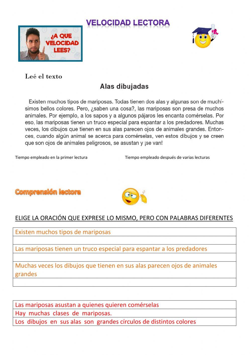 Comprensión lectora ficha 35.3