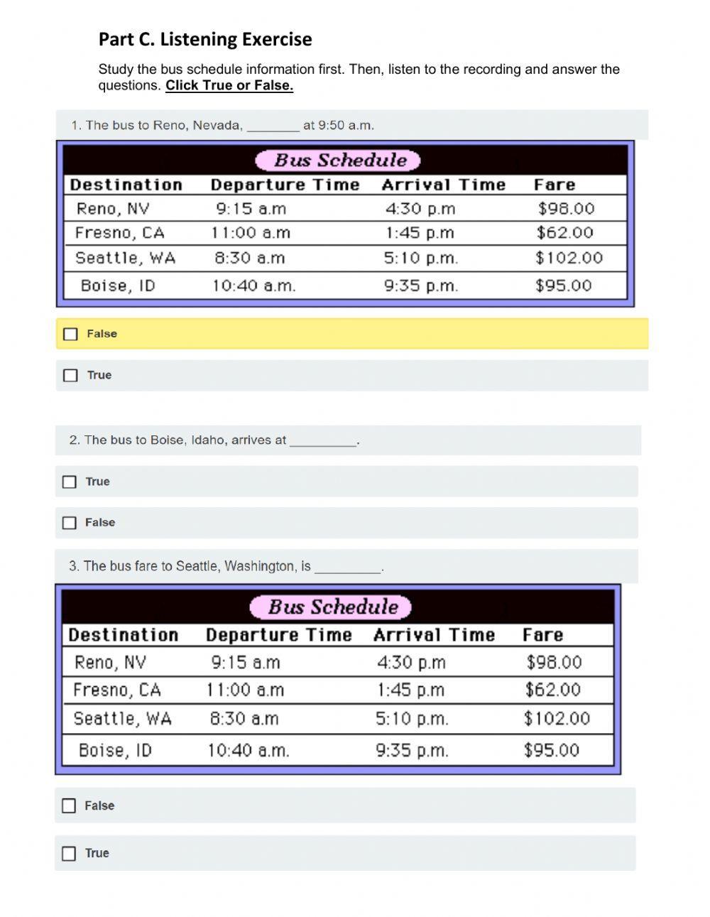 UNIT 7. TRANSPORTATION 1. VOCABULARY AND EXTRA LISTENING. 