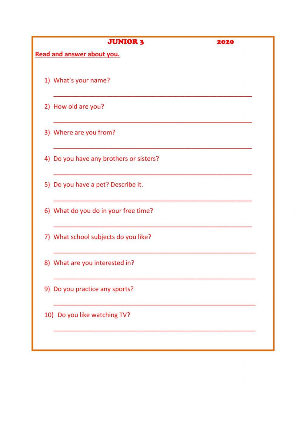 Informacion personal