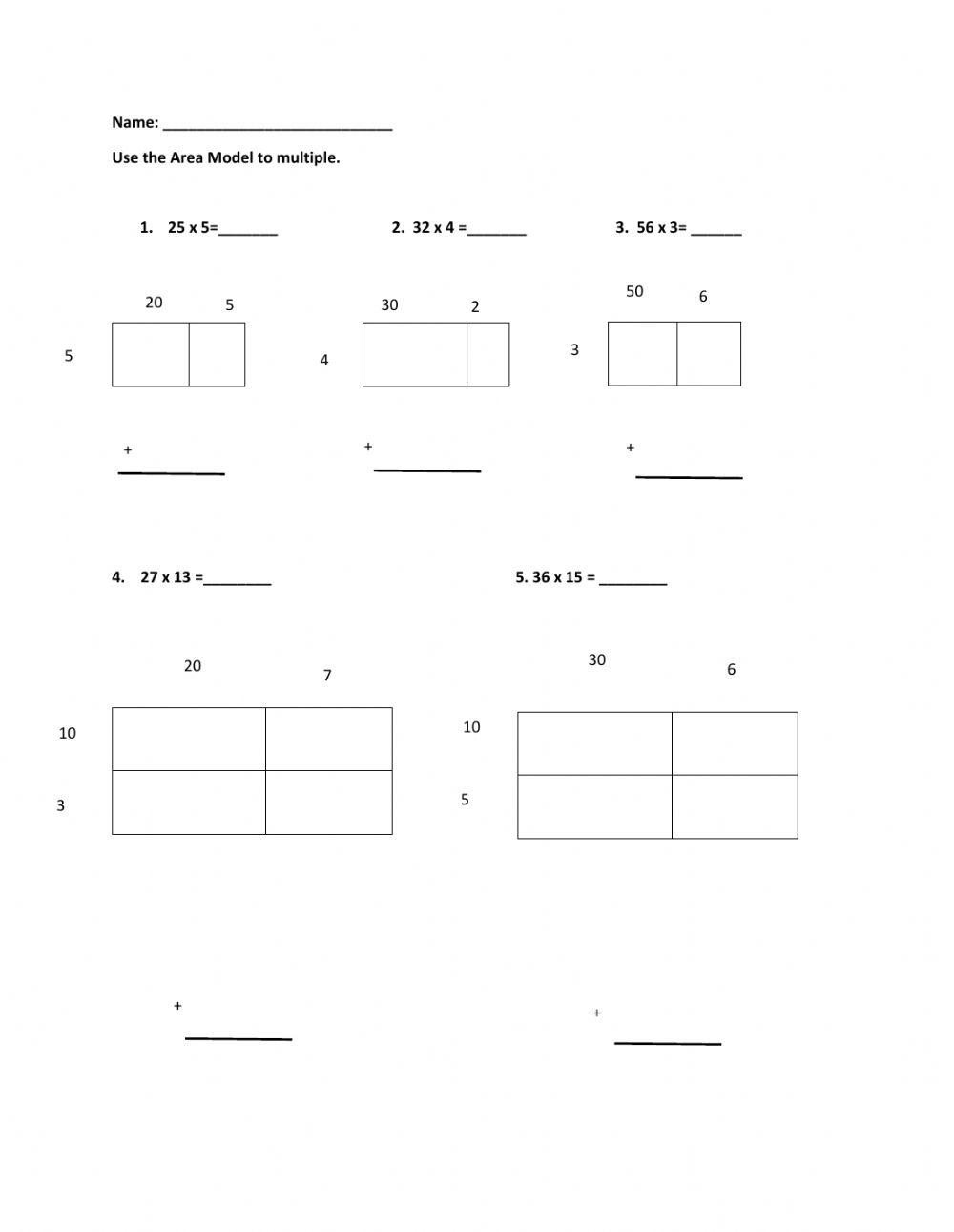 Multiplication Multiple Digit