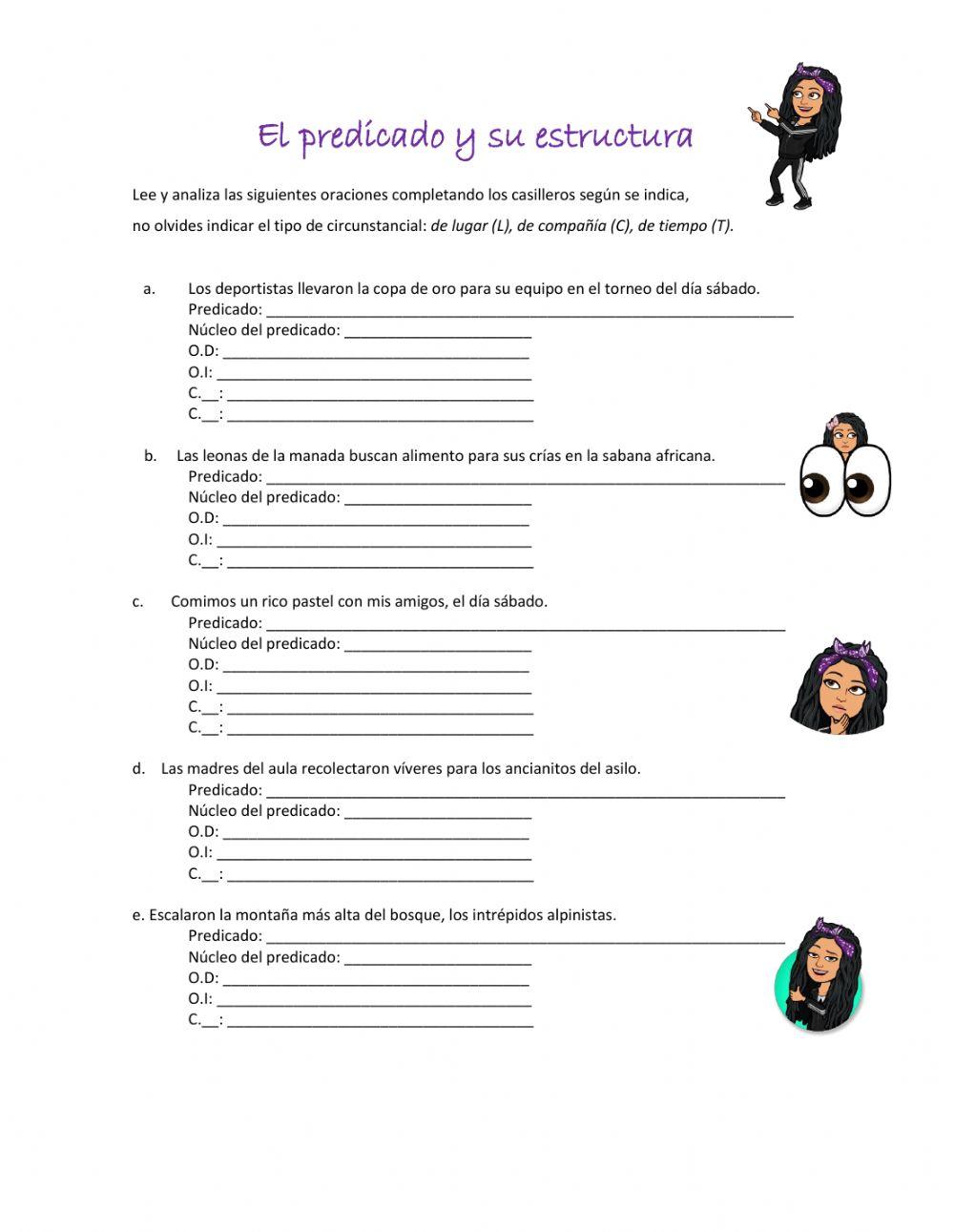 Analisis del predicado