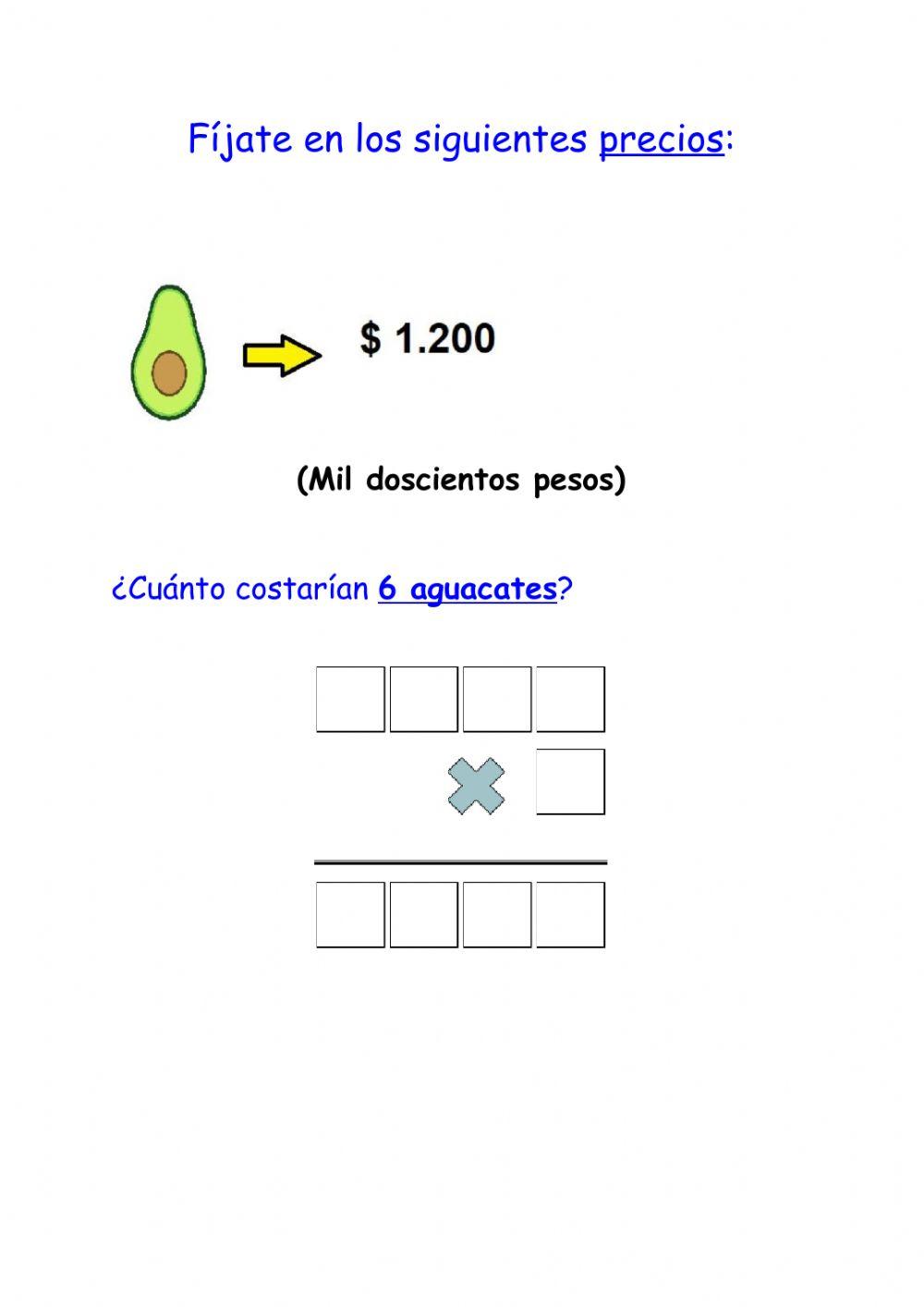 Situaciones con multiplicación