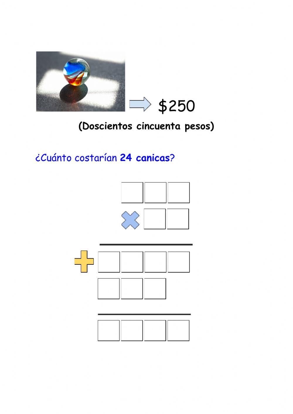 Situaciones con multiplicación