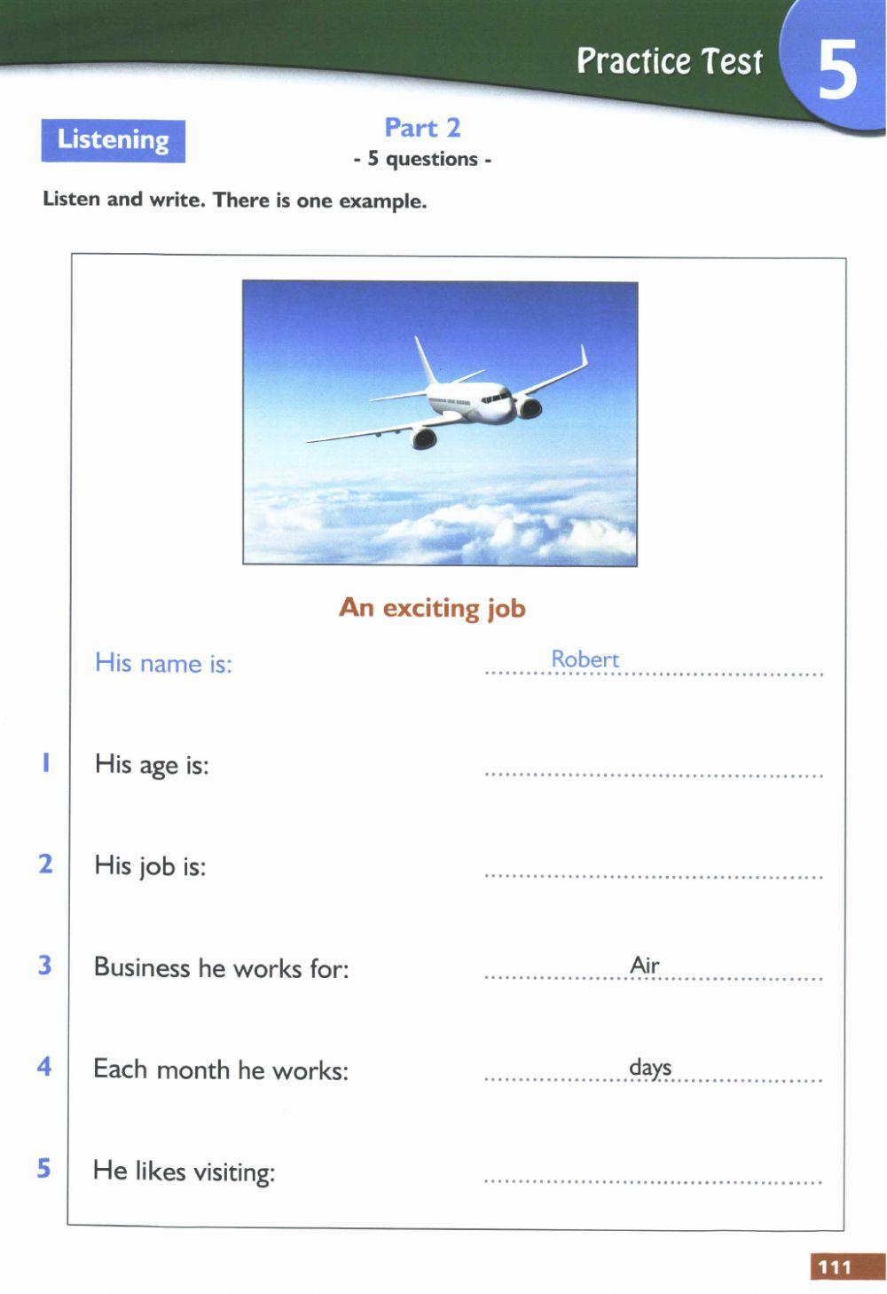 Success in Flyers - Test 05- Listening