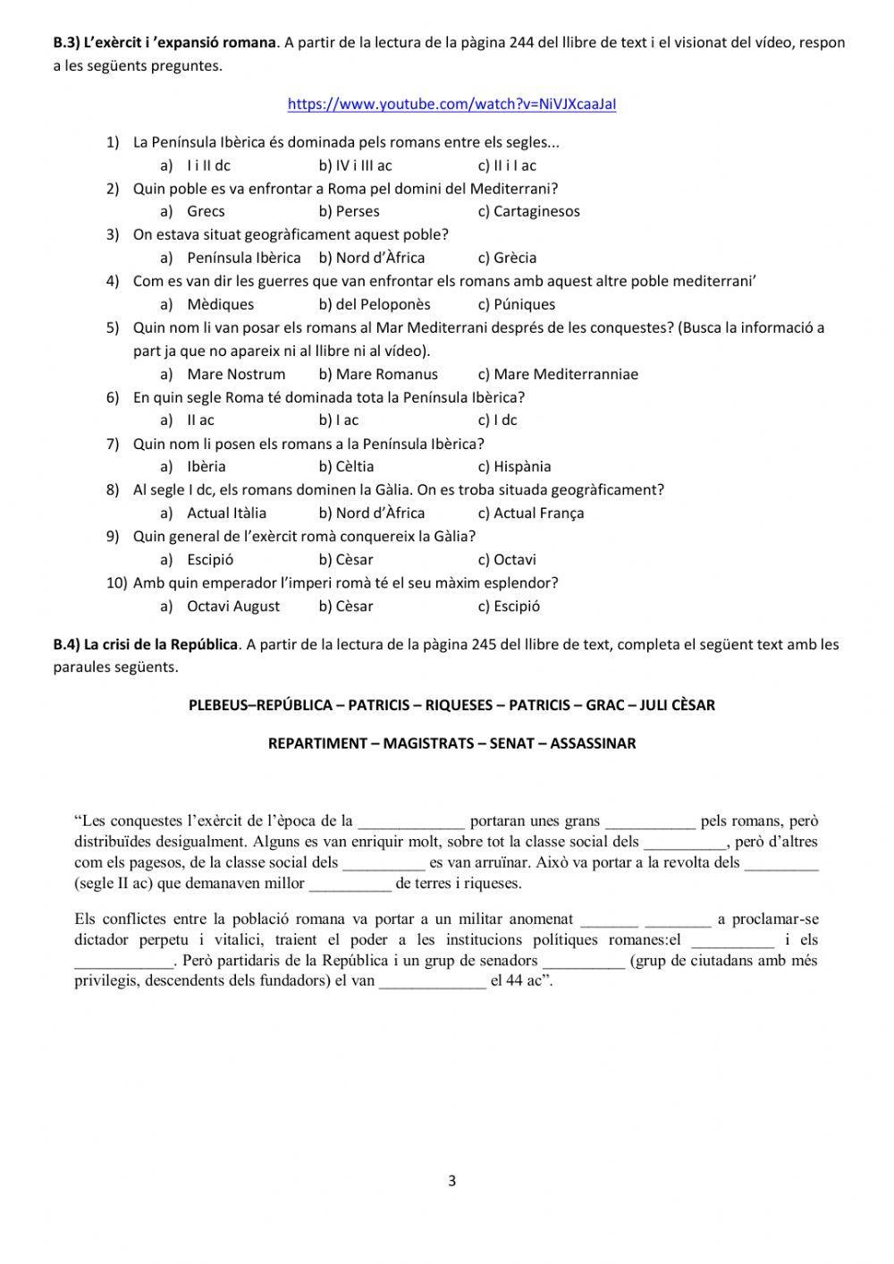 Història de Roma. Monarquia, República i Imperi