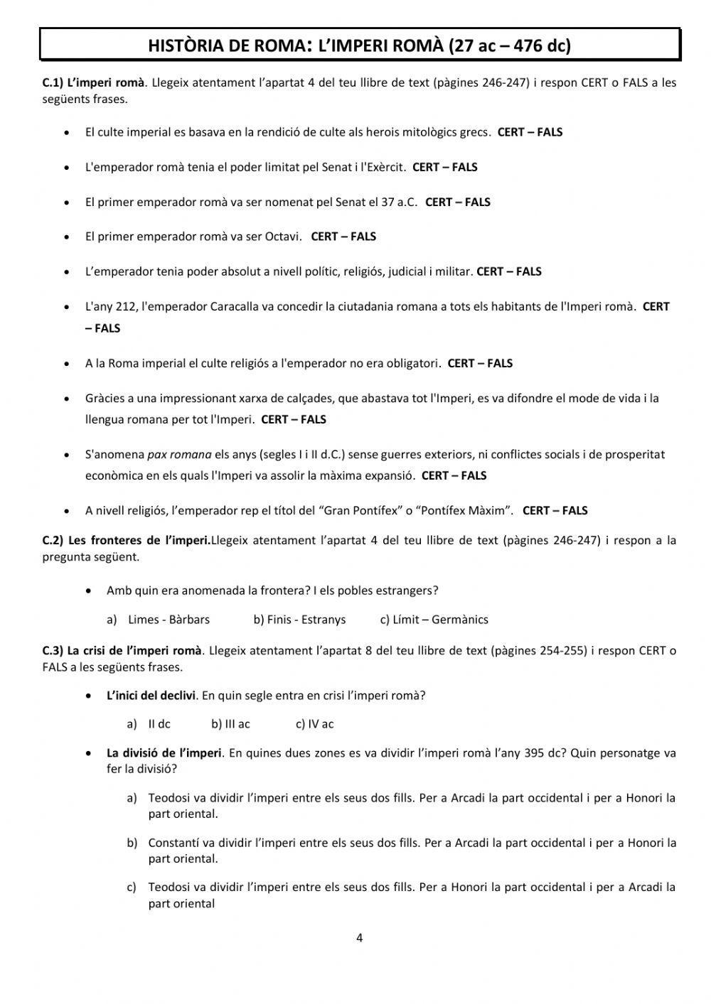 Història de Roma. Monarquia, República i Imperi