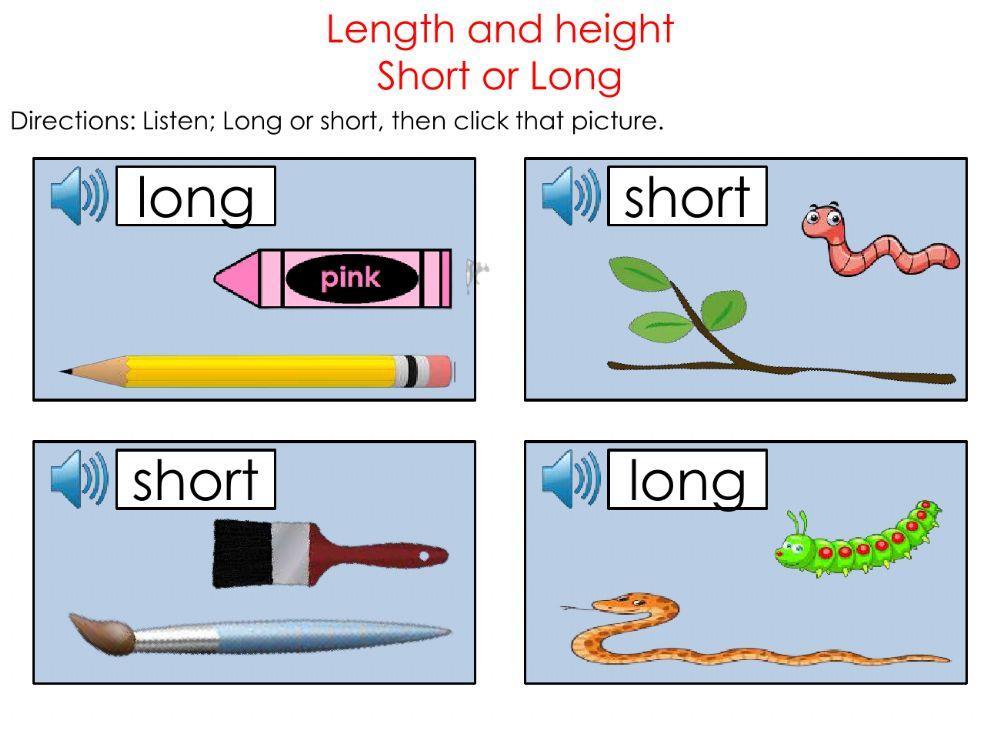 Lengths and height
