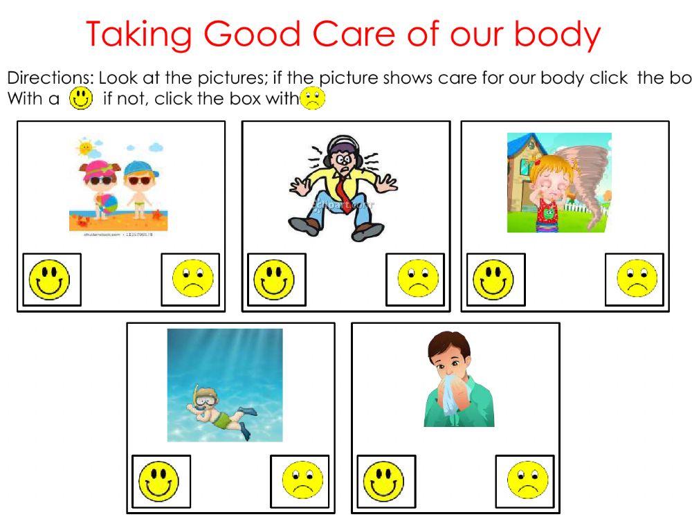 Taking Care Of My Body Activities