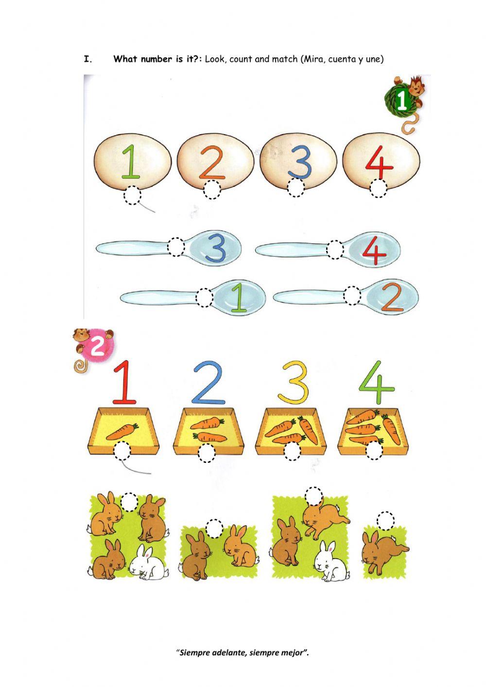 Worksheet -23 what number is it? for NT1