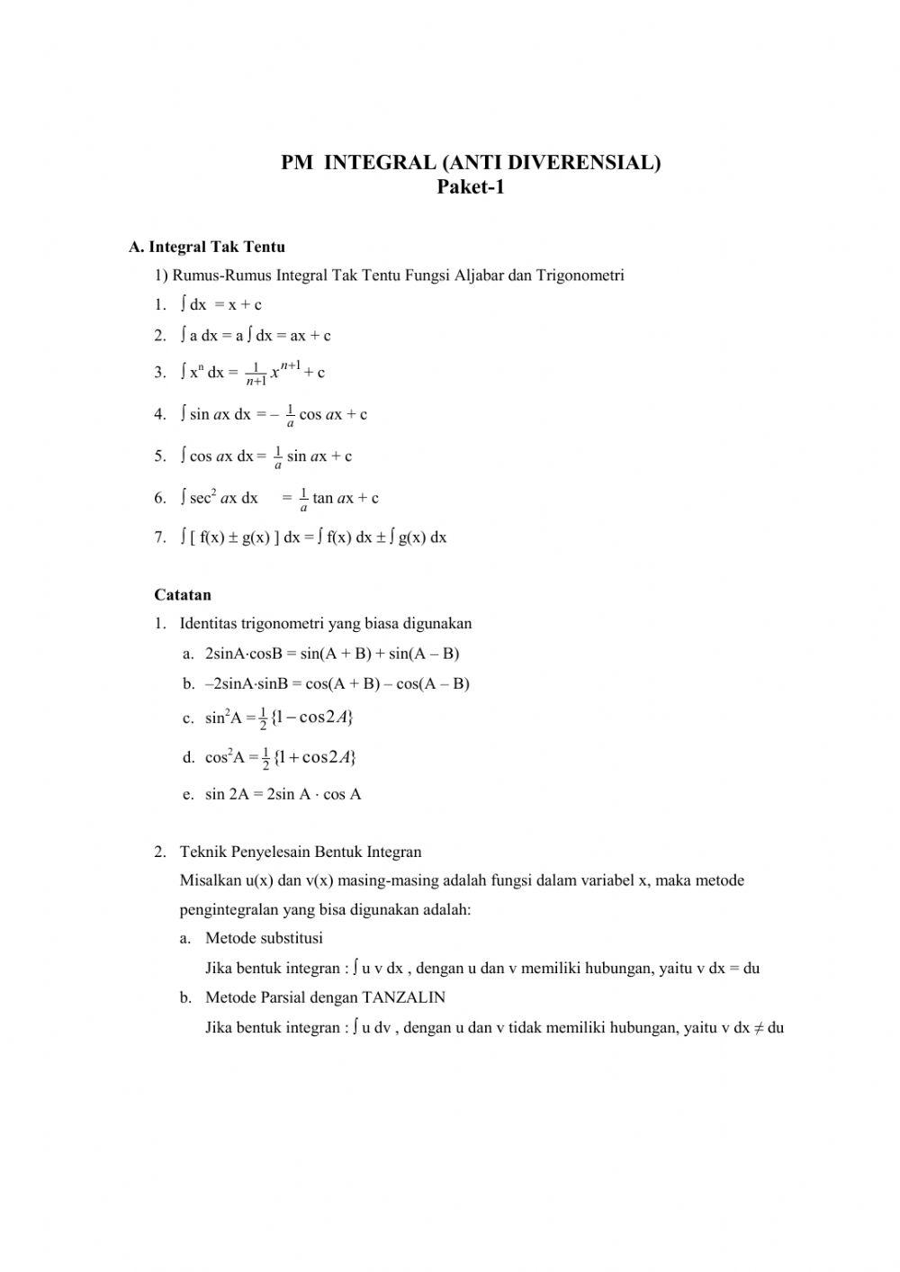 Pm  integral(paket-1)
