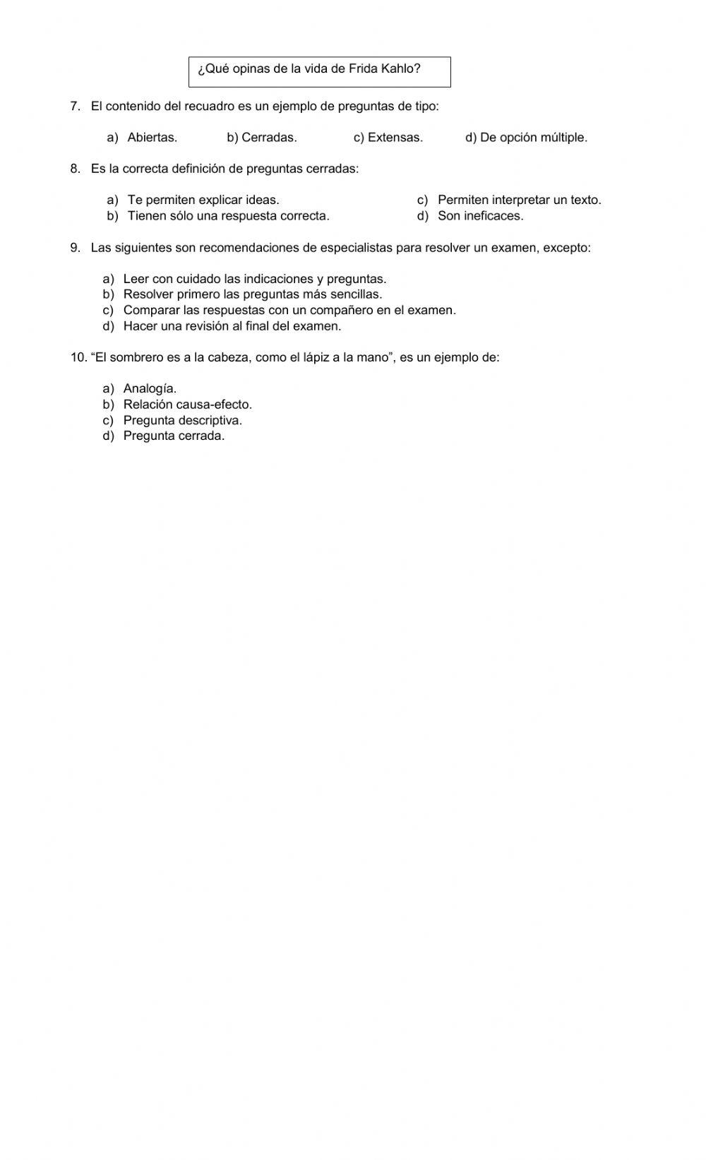 Evaluación 1er. trimestre