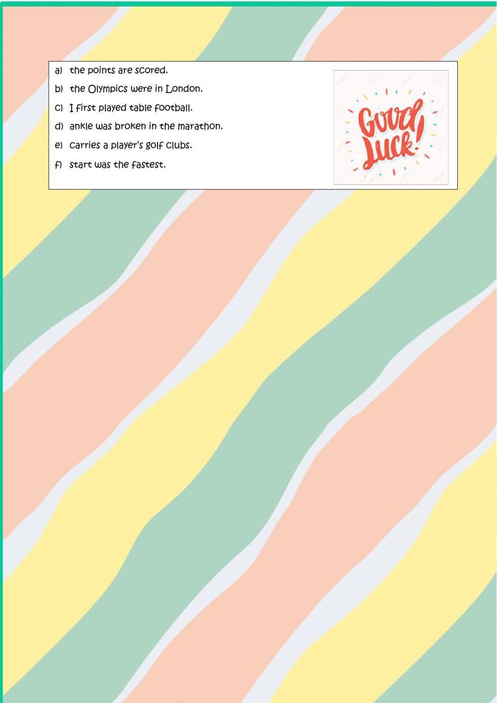 Defining relative clauses