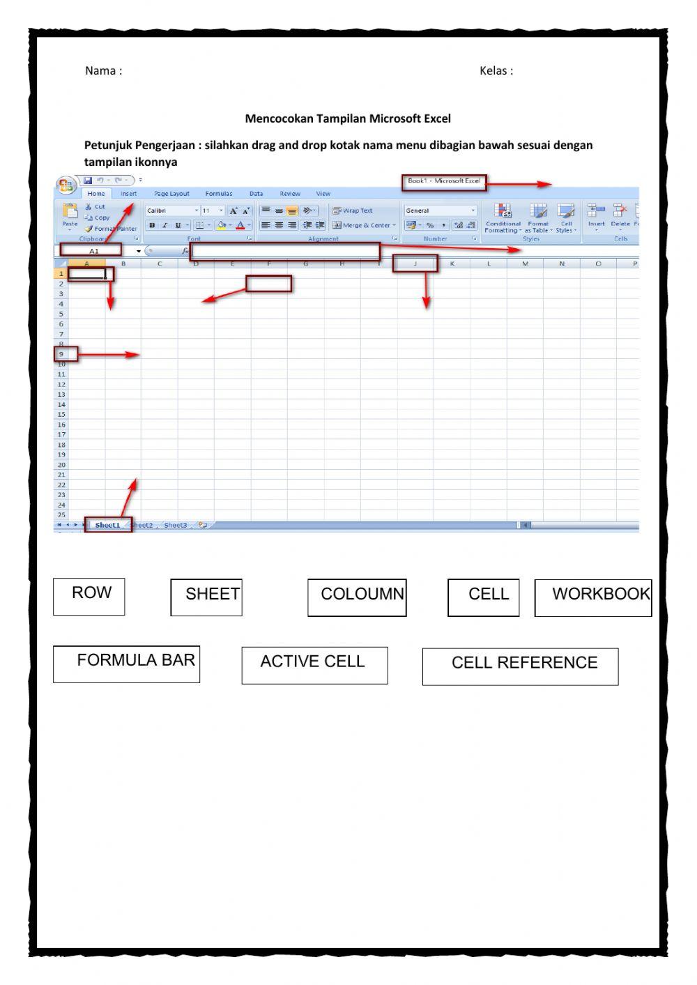 Mengatur Tampilan Microsoft Excel