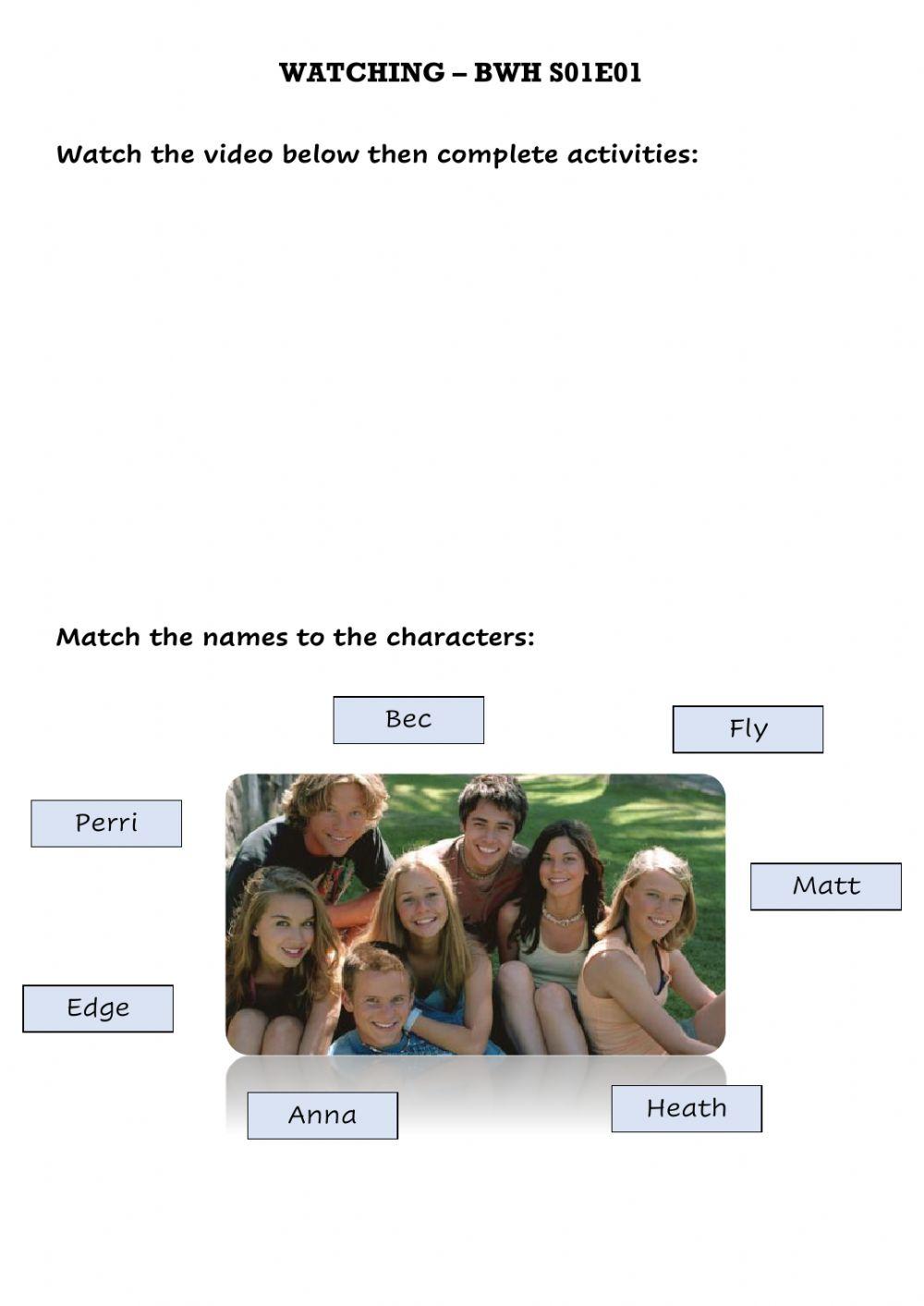 Watching - BWH - Object Pronouns