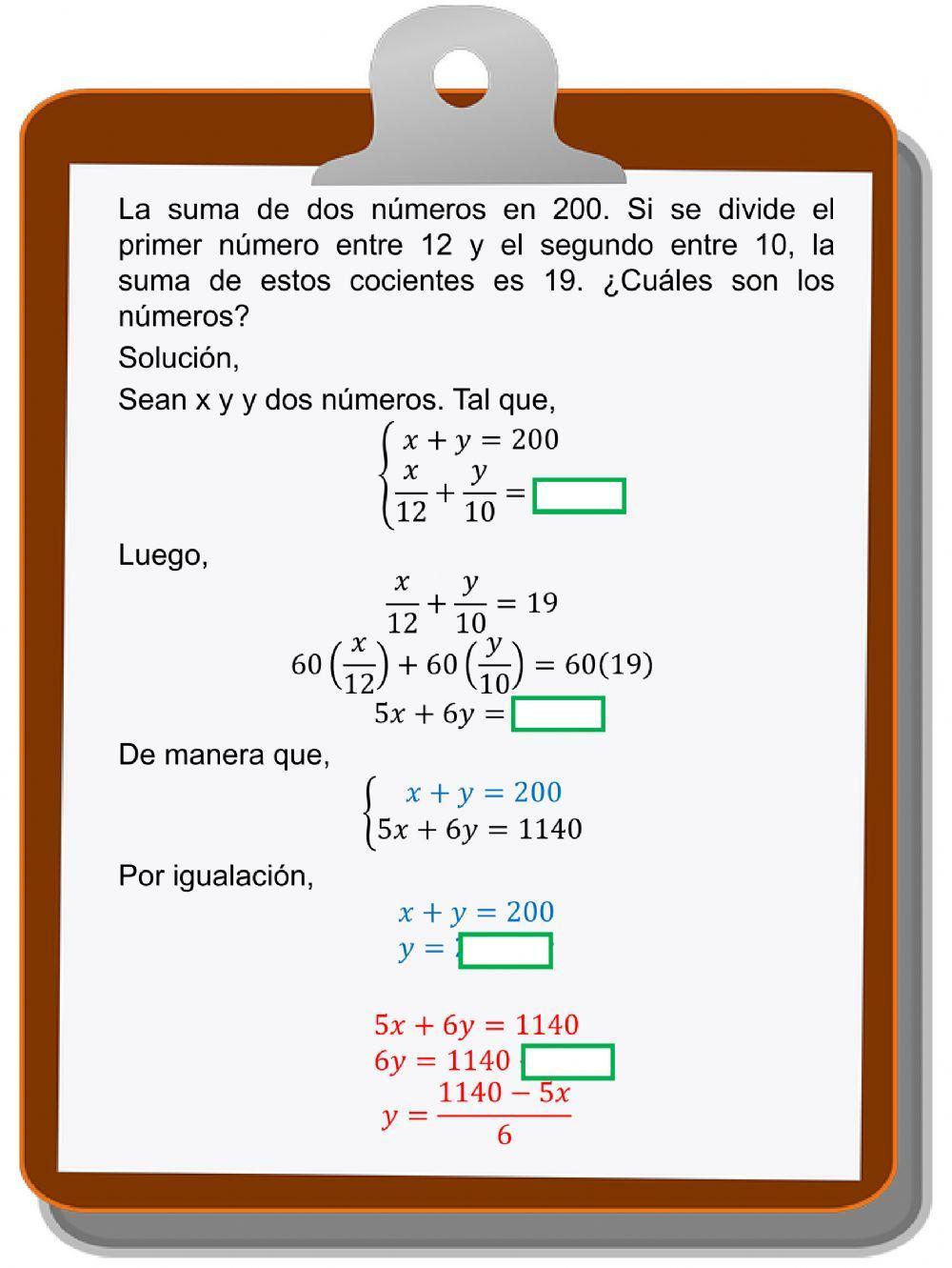 Método de igualación