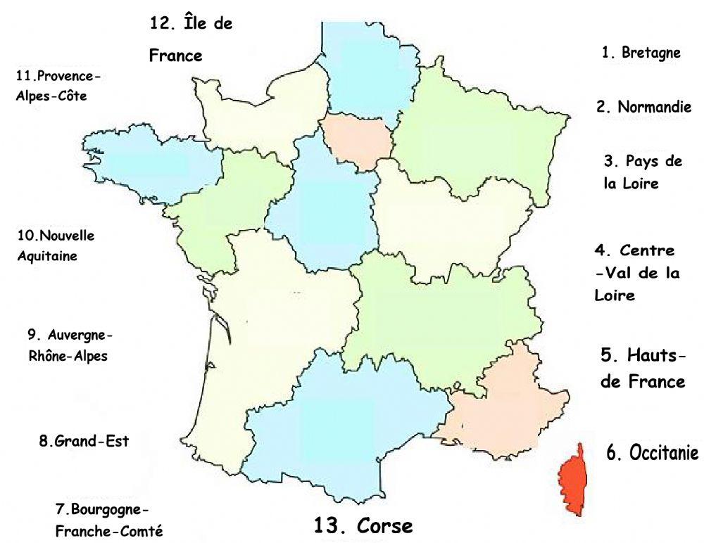 Carte de France