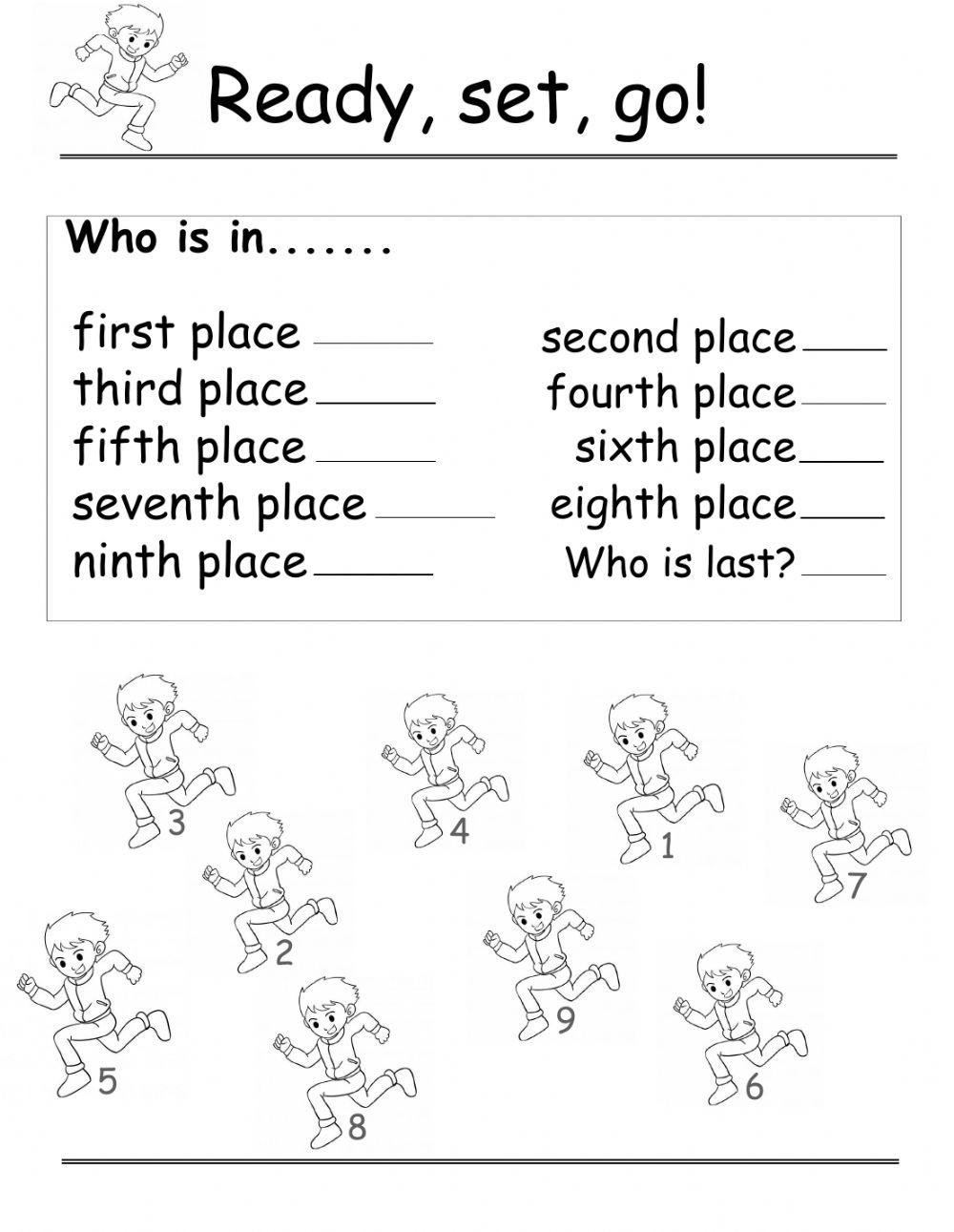 Ordinal Number Race