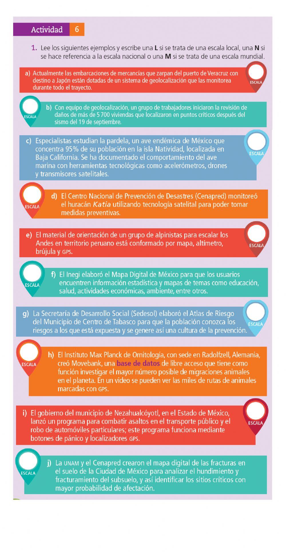 Escalas geográficas