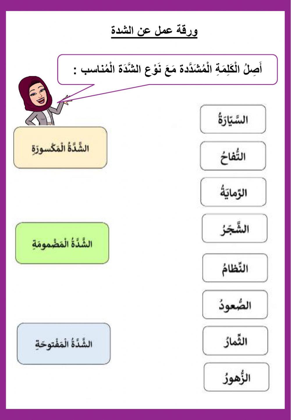 ورقة عمل الشدة 1