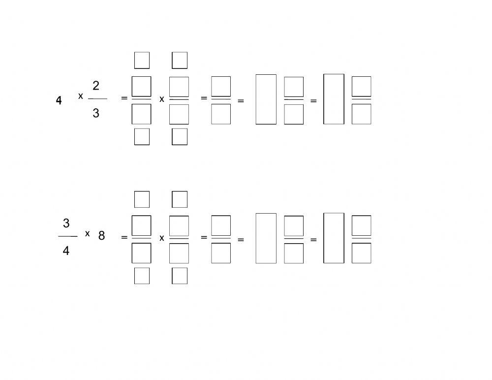 כפל שלם בשבר ושלם במספר מעורב