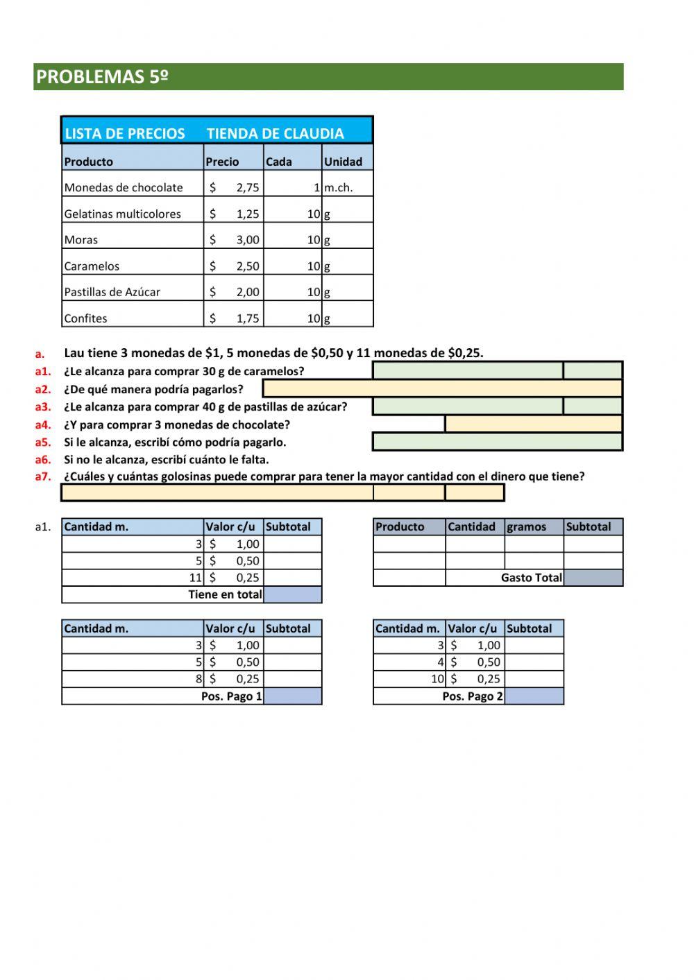 Problemas con dinero