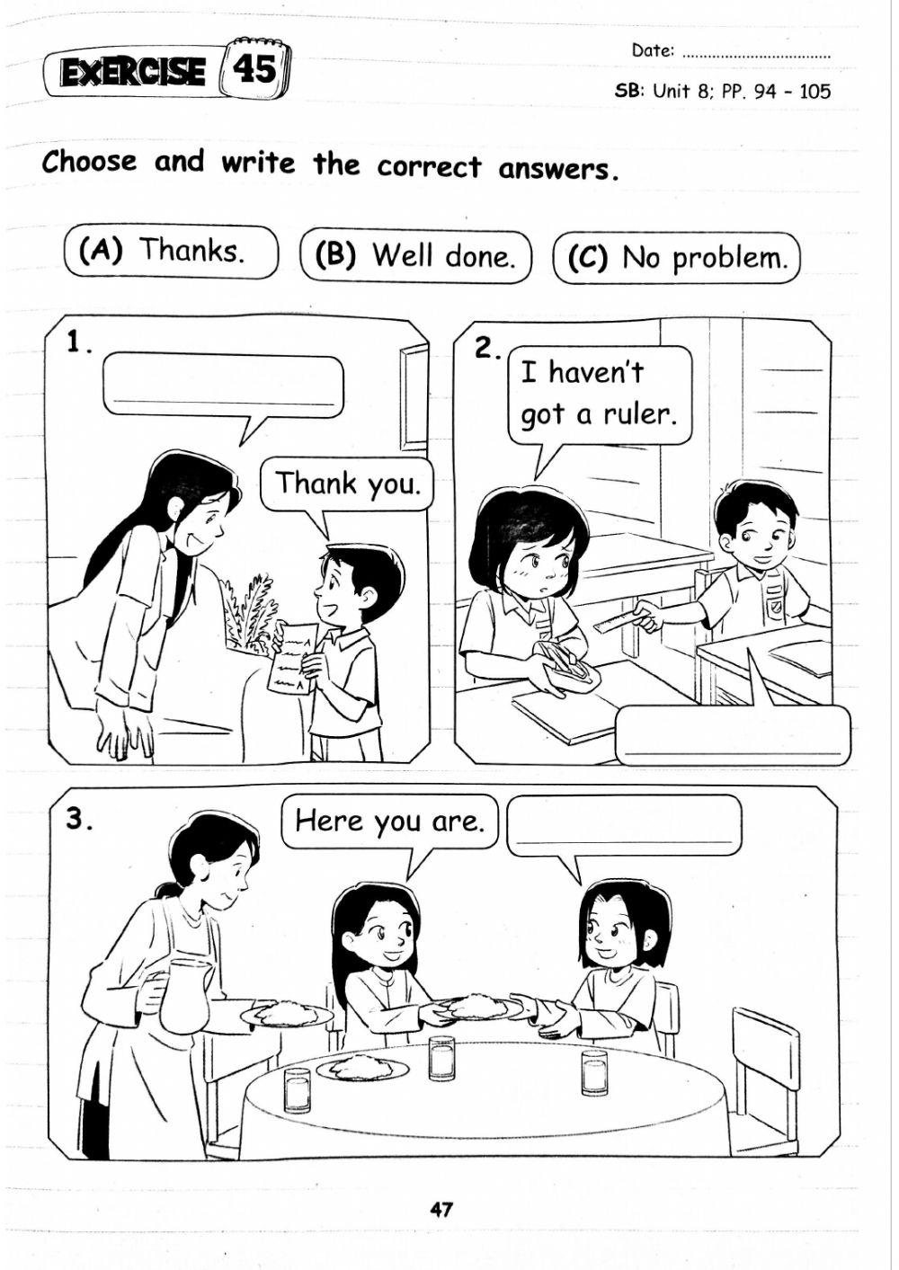 Year 2 Unit 8 Can-Can't & Conversations