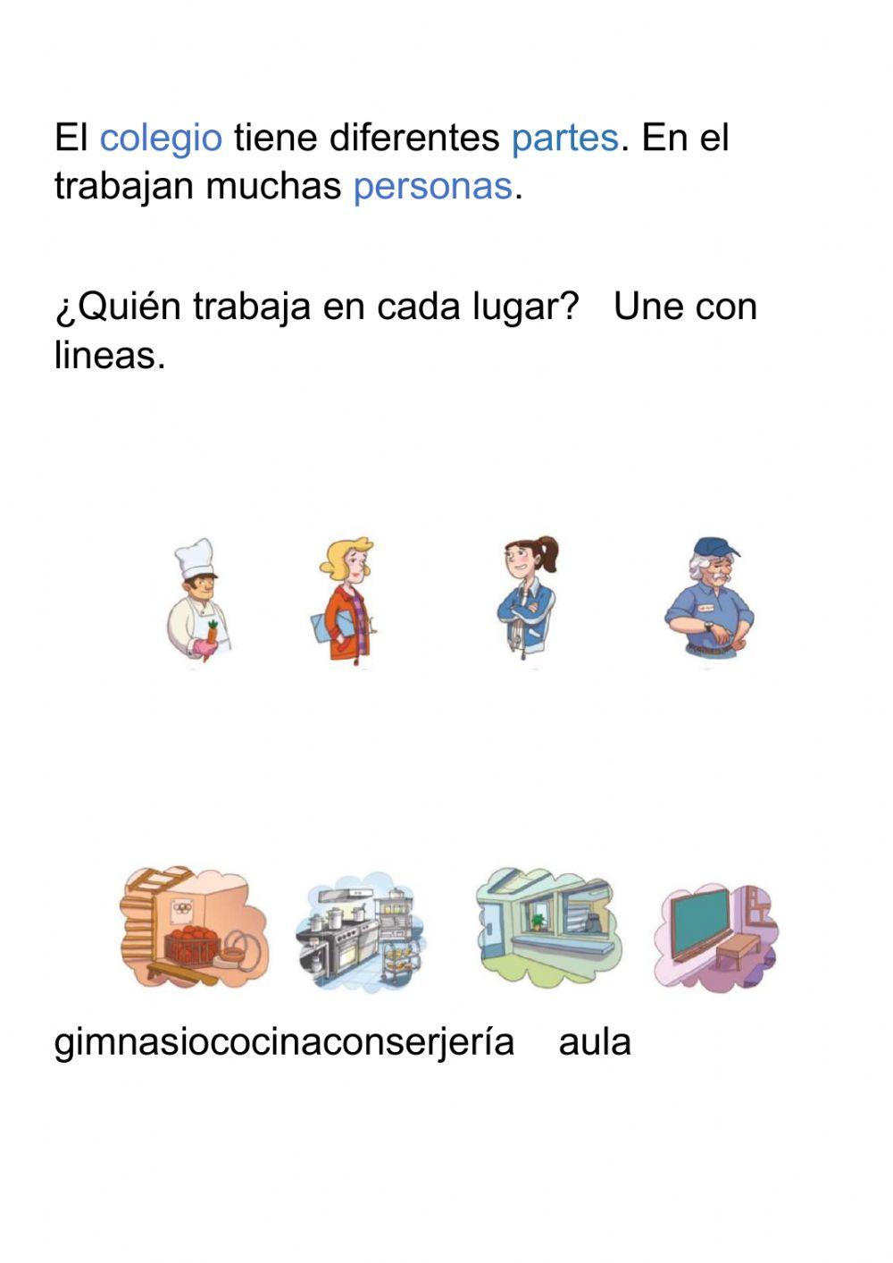 SEGUNDO_PJ | Mi colegio 436511 | LiveWorksheets