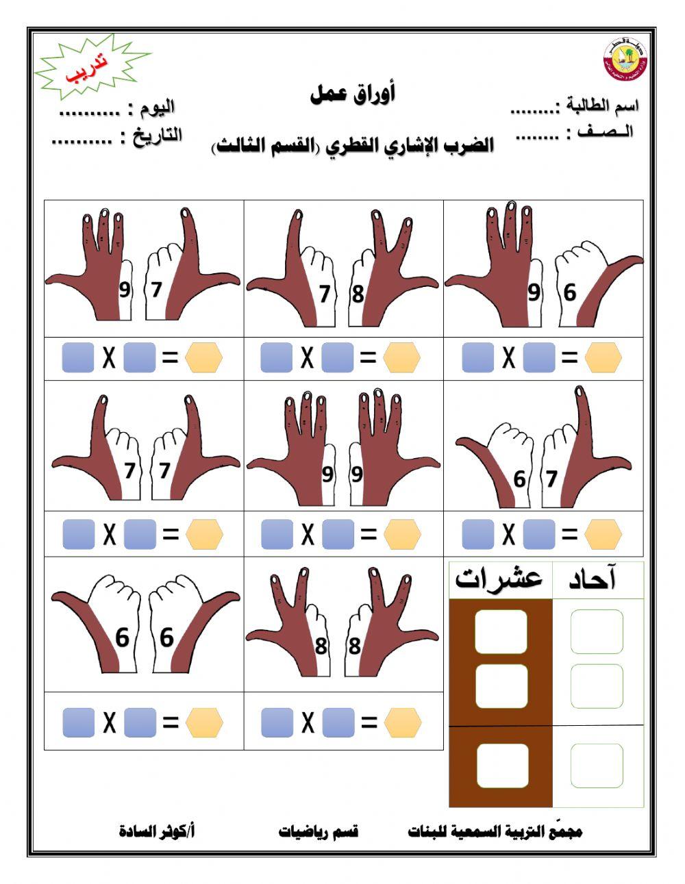 الضرب الإشاري القطري
