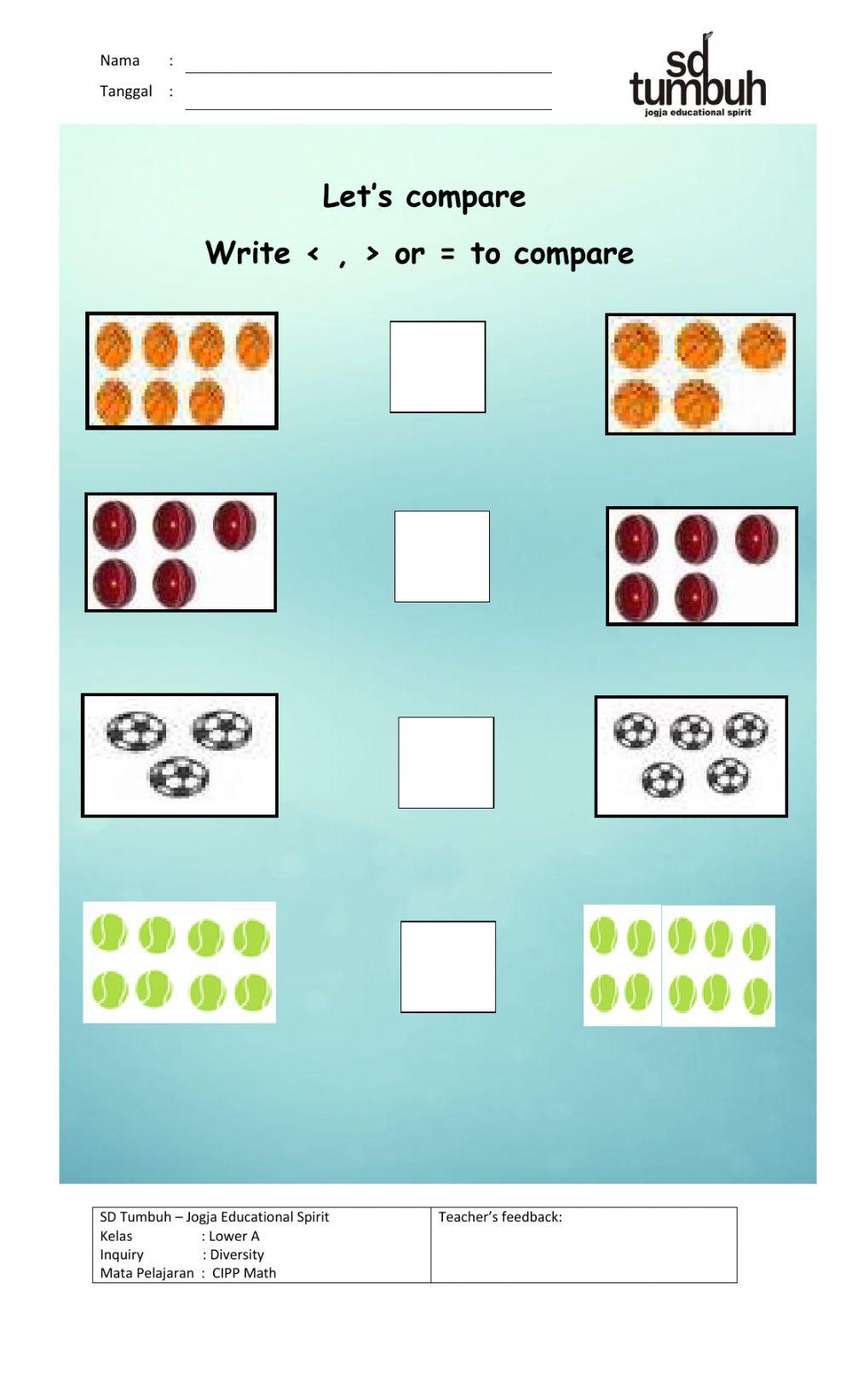 Compairing Numbers (c)