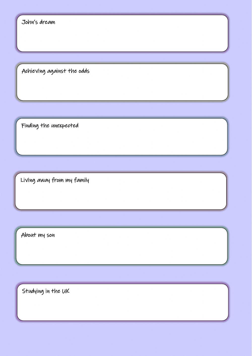 My Life Presentation My Life Presentation