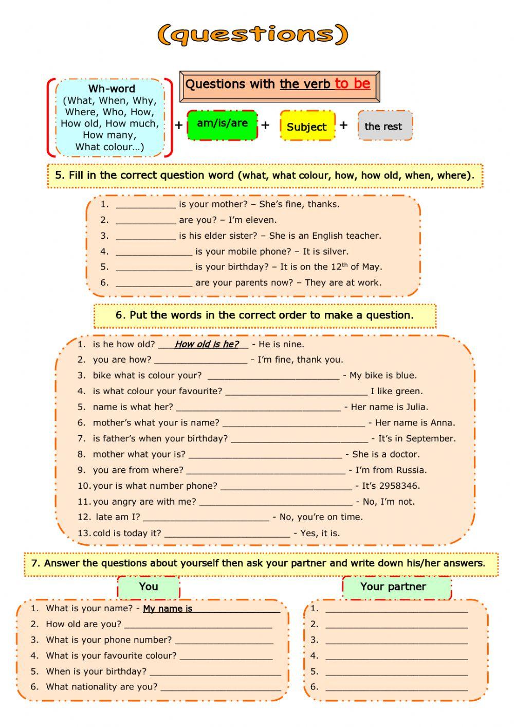 Sentence Structure online exercise for | Live Worksheets