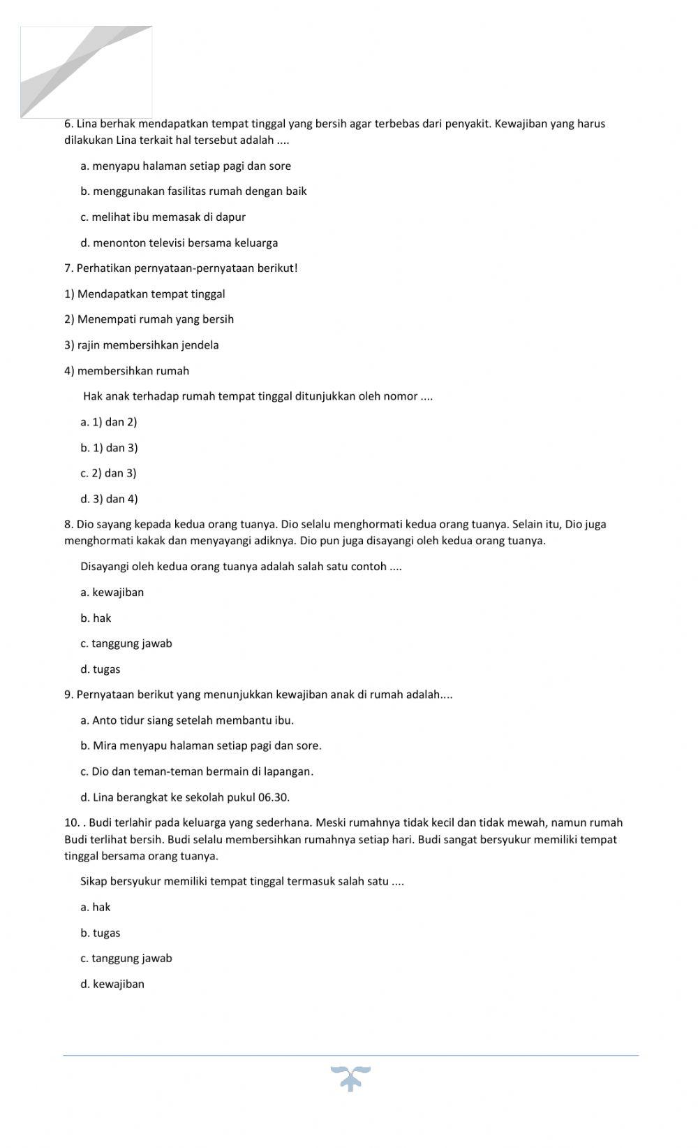 Tema 4 sub tema 1 KB5 Kelas 3