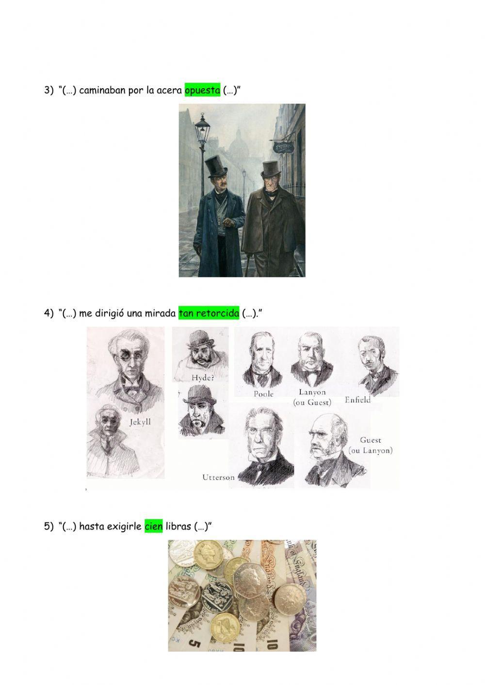 -El extraño caso del Dr. Jekyll y el Mr. Hyde-. El adjetivo.