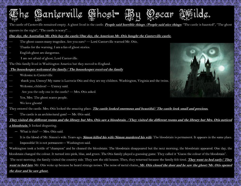 The Canterville ghost- 1st part