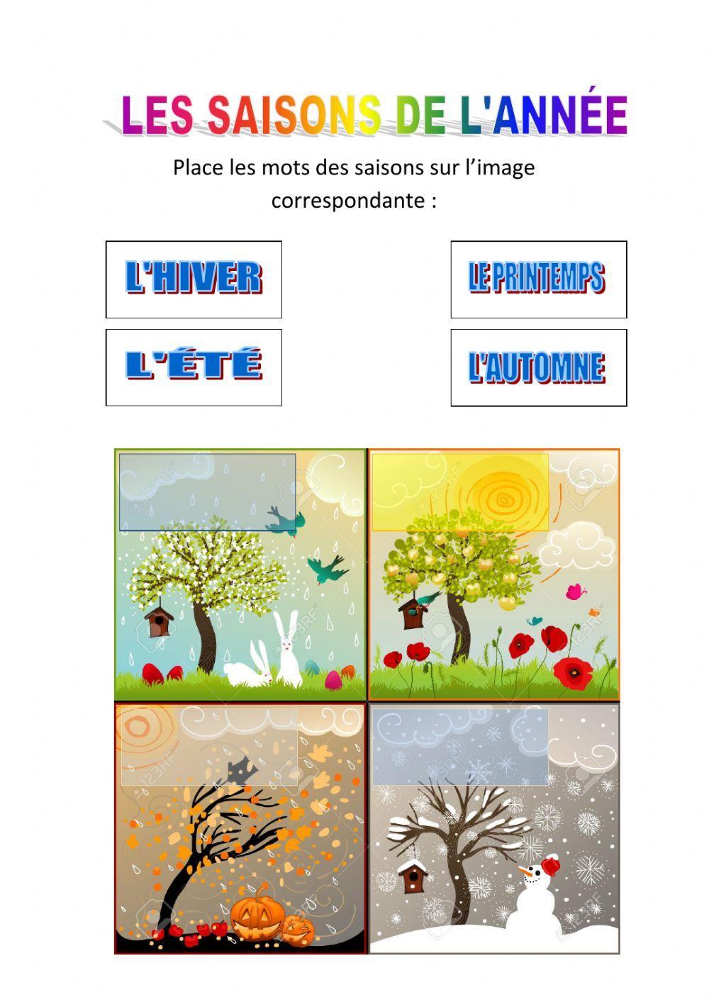 Les saisons Les saisons