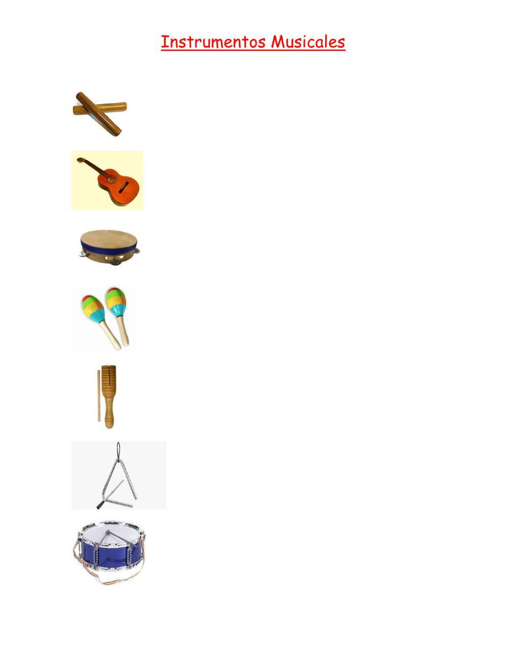 Instrumentos musicales