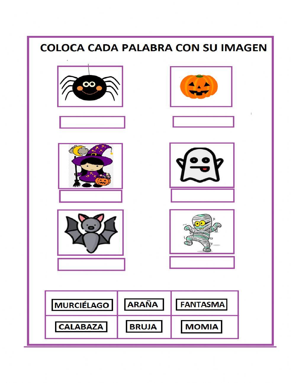 Vocabulario halloween