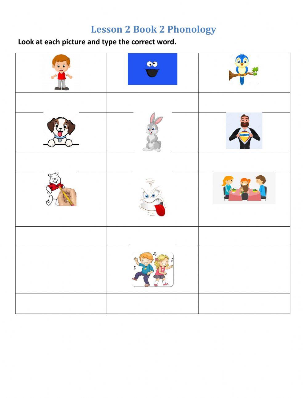 Phonology Lesson 2 Book 2