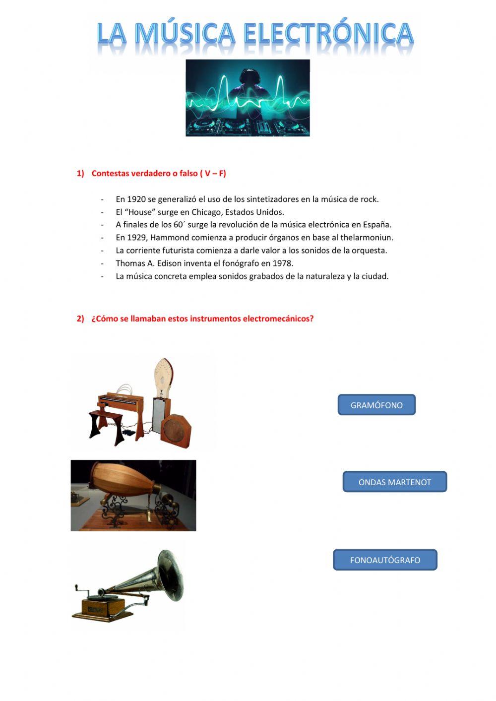 La música electrónica