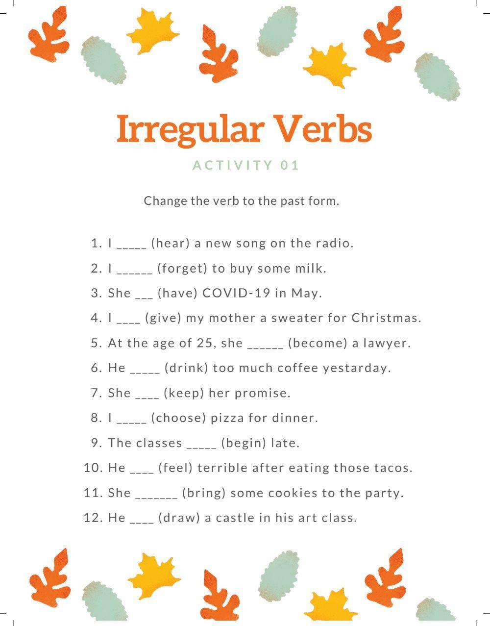 Irregular Verbs