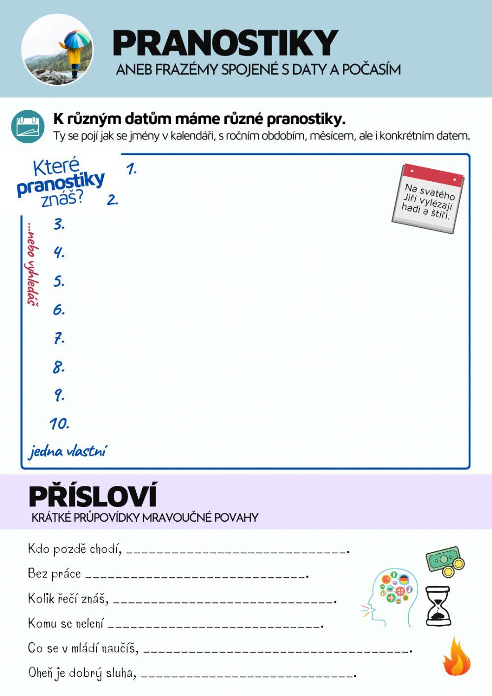 Sousloví a frazémy hravě