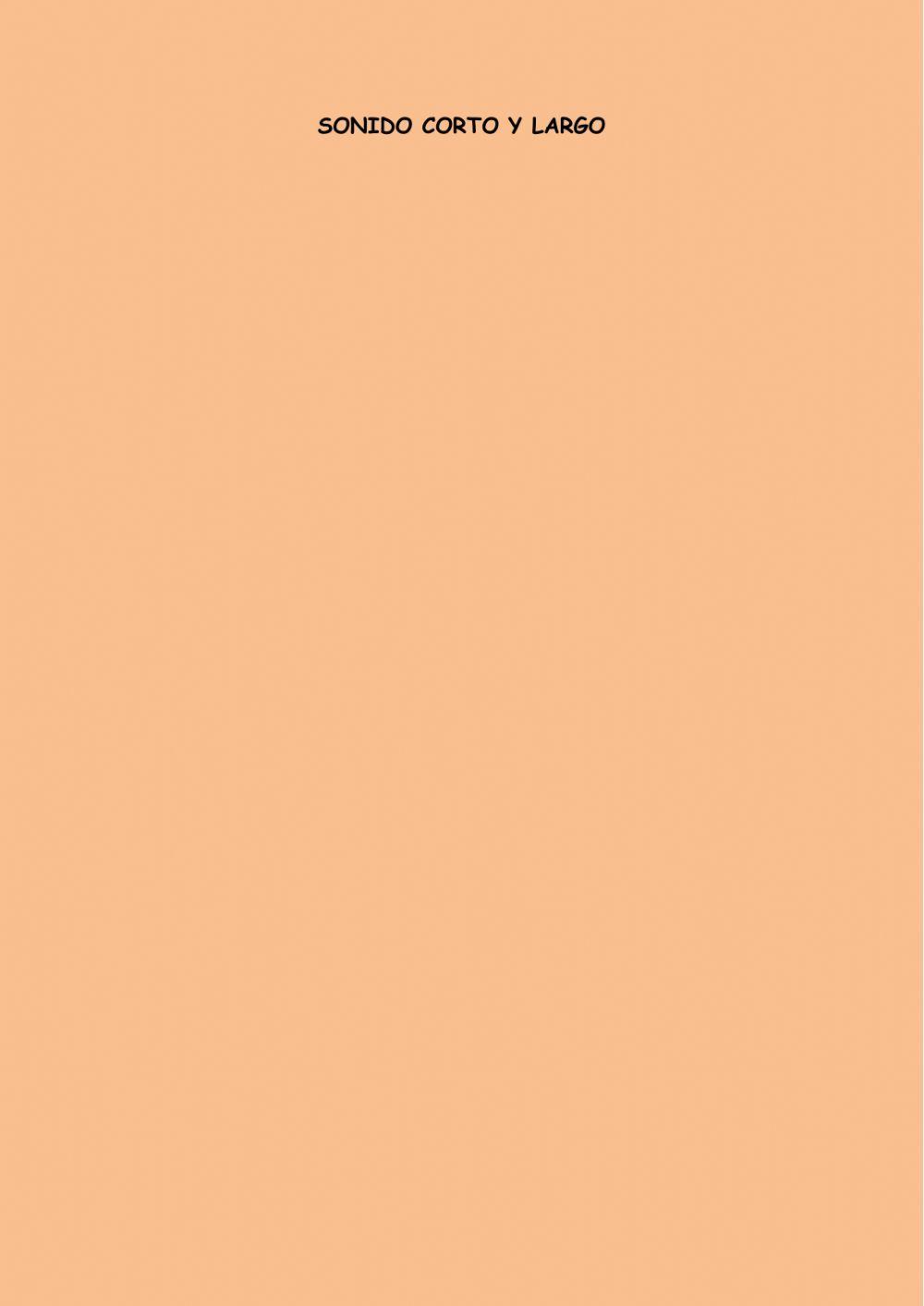 Sonidos cortos y largos