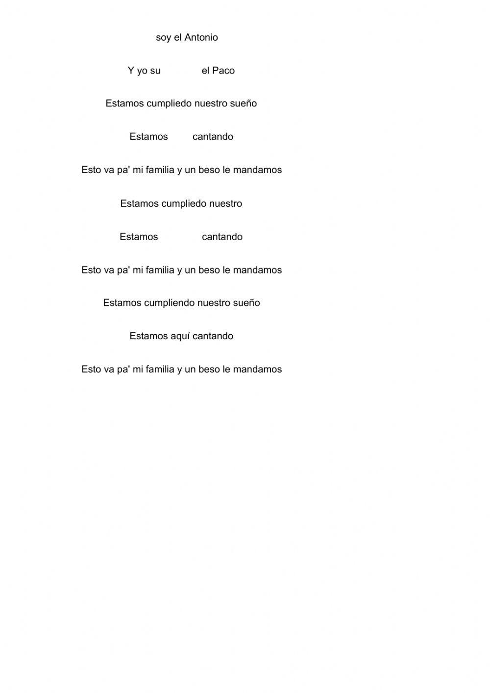 Somos cinco hermanos.Ortografía