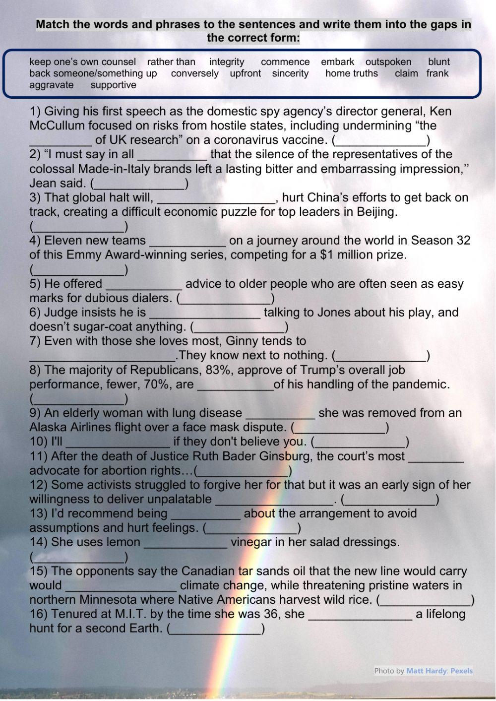 I wish I had known it before