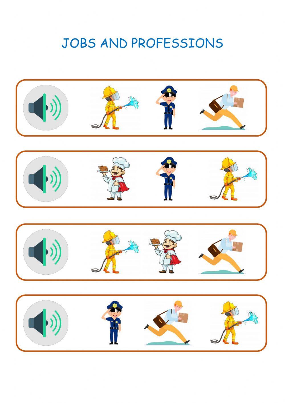 Jobs and professions Jobs and professions