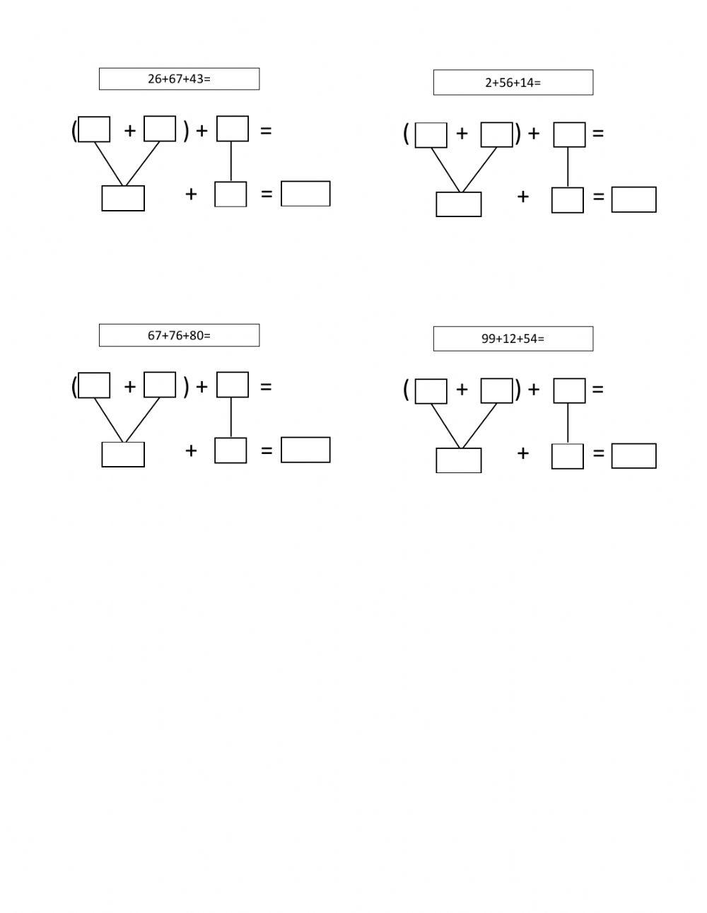 Propiedades de la suma