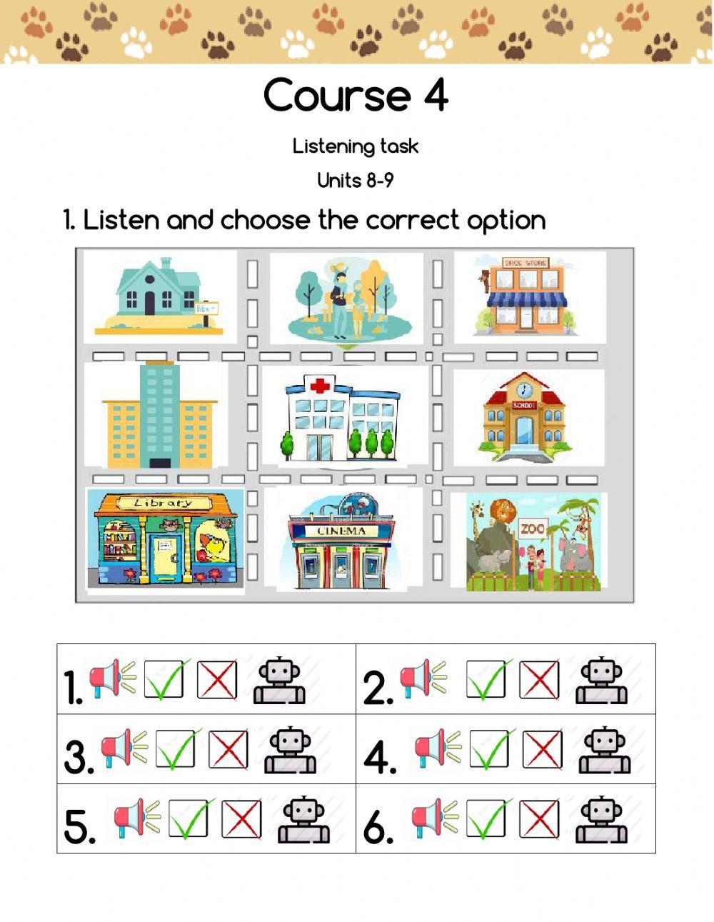 Course 4 Listening 2